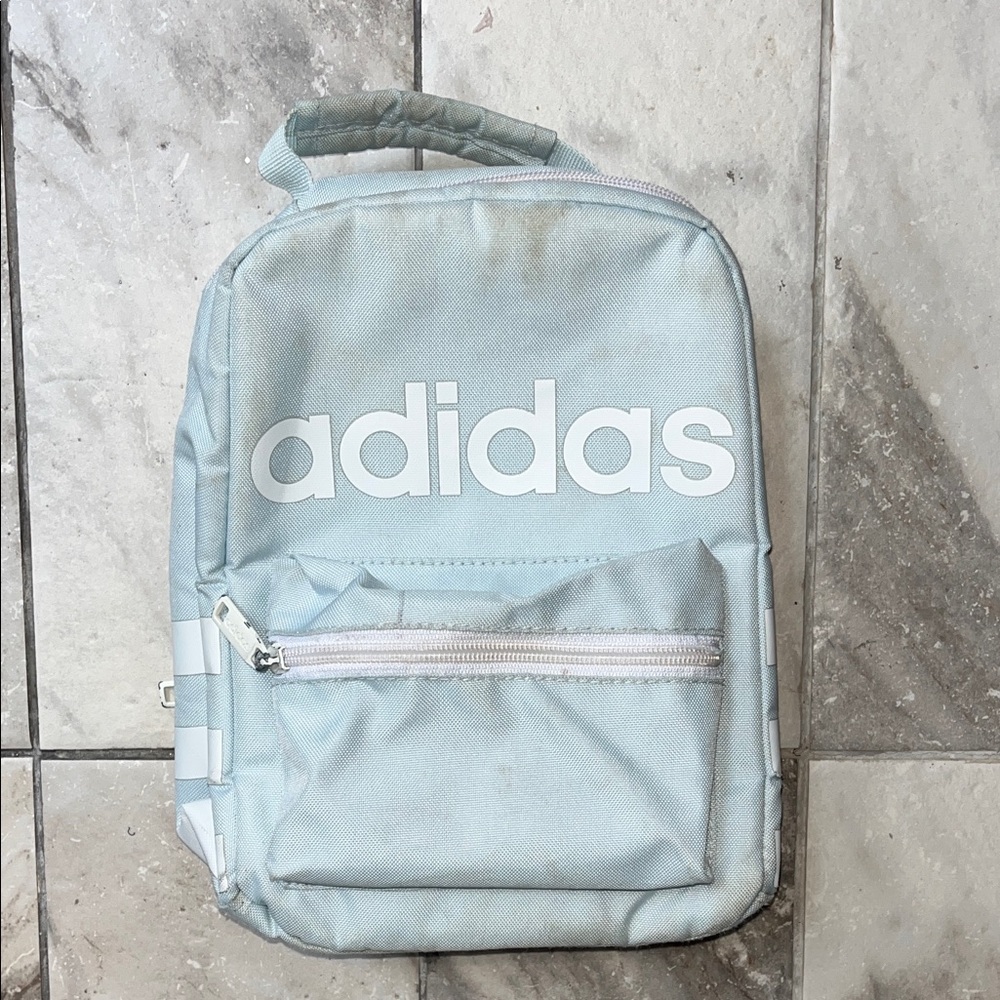 Adidas Sky Blue Lunch Bag with Logo